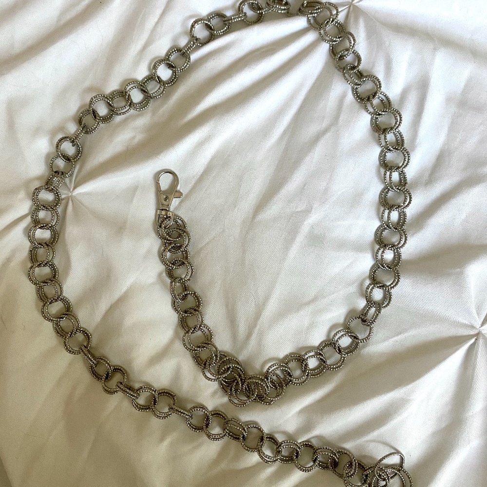 Silver Ring Chain Belt